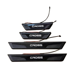 WZXD New Arrival <b>Door</b> Sill Guards <b>Door</b> Sill <b>Plate</b> With LED for Cross 2020 - Product Image 3