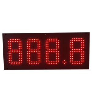 Panneau d'affichage électronique LED personnalisé pour prix de carburant, étanche IP65, 9 pouces, pour station-service extérieure - Product Image 5