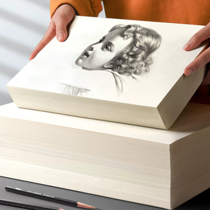 Carta Artigianale Riciclata Personalizzata con Rivestimento Crema A4 400gsm 350gsm per <span class=keywords><strong>Disegno</strong></span> Fai-<span class=keywords><strong>da</strong></span>-Te, Cartoncino Bianco Bifacciale per Stampanti Laser - Product Image 4