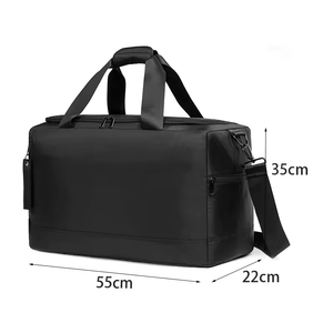 <span class=keywords><strong>Sac</strong></span> de sport et de voyage Eazybag TB-4 en tissu Oxford couleur unie, élégant et luxueux, pour hommes et femmes, avec fermeture éclair étanche, idéal pour l'extérieur - Product Image 3