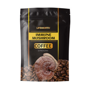 Lifeworth-extracto de café orgánico a base de hierbas, café instantáneo de setas arábigas para la salud, Cordyceps, café <span class=keywords><strong>Ganoderma</strong></span> - Product Image 3