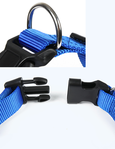 Collares y correas de perro y oveja de nailon a rayas clásicas de alta calidad con decoración de bufanda para animales de granja de mascotas - Product Image 6