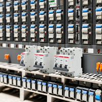 Disjoncteur miniature électrique 6ka 3p Din Rail AC Mini disjoncteurs panneau MCB