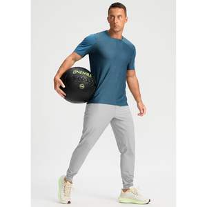 2025 pantalons de survêtement légers pour hommes avec poches zippées vêtements de golf de gymnastique d'entraînement athlétique pour la course sur piste - Product Image 6