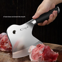 Couteau de boucher de cuisine épaissi, couteau à désosser multifonctionnel, hache à découper