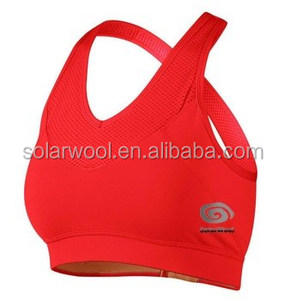 <span class=keywords><strong>Reggiseno</strong></span> da allenamento <span class=keywords><strong>rosa</strong></span> comodo con spalline Solarwool top Fitness Gym Yoga Sexy allenamento donna <span class=keywords><strong>reggiseno</strong></span> <span class=keywords><strong>sportivo</strong></span> in lana Merino - Product Image 2