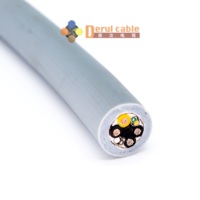Câble de capteur blindé flexible pour la transmission de données Câble de commande en PVC Li-2YCY