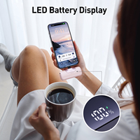 IWALK Nueva Generación USB C cargador portátil 22,5 W carga rápida 5500mAh Mini lindo banco de energía inalámbrico con pantalla de batería LED