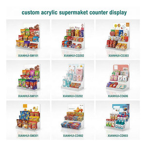 Espositore da banco personalizzato per farmacia, vetrina espositiva per farmacia, espositore superiore in acrilico per bustine, per la vendita al dettaglio - Product Image 3