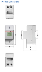 Contatore di Energia Intelligente Monofase SWIN con RS485 Modbus, Precisione Classe 1.0, 5A, per Uso Domestico, Display Digitale, Facile Installazione - Product Image 2