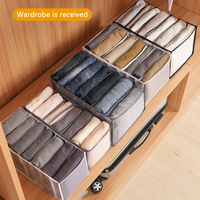 Organisateur de placard rapide, organisateur de tiroir pliable pour sous-vêtements chaussettes maison armoire à clapets vêtements
