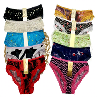 0,25 Dollar Modell LAS195 Taille frei Großhandel Atmungsaktive Blumen Plus Size Höschen Damen Spitze Dessous Damen Unterwäsche
