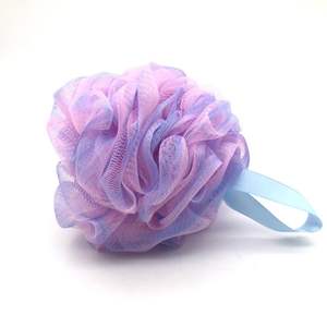 2021 Mới Than Thân Thiện Với Môi PE Loofah Sponge Lưới Tắm Bọt Biển Tắm Hoa - Product Image 6