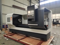 Tour CNC CK6166 à grande portée et haute rigidité pour l'usine de fabrication d'arbres en acier