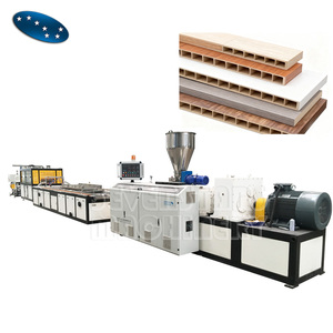 Hoàn toàn tự động <span class=keywords><strong>WPC</strong></span> xây dựng bảng điều khiển cửa và hồ sơ dây chuyền sản xuất máy <span class=keywords><strong>WPC</strong></span> cửa dây chuyền sản xuất - Product Image 1