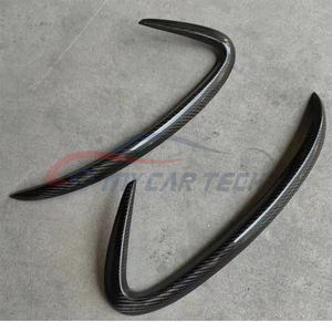 Para <span class=keywords><strong>Mercedes</strong></span> Benz Coupe <span class=keywords><strong>2022</strong></span> c292 <span class=keywords><strong>GLE</strong></span> fibra de carbono cuchillo lateral Canards Spoiler difusor parachoques trasero Bodykit - Product Image 2