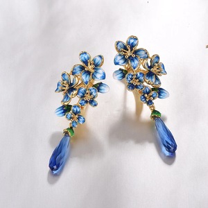 Floral Drop Earrings for Women Simple Daily Wear Ear Accessory Fashion Outfit Jewelry Style - Product Image 6