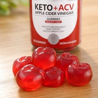 Gummies véganes au vinaigre de cidre de pomme Marque Blanche Mère Keto Certifié HACCP 60 unités Complément alimentaire amincissant pour adultes