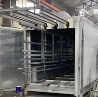 Four de cuisson tunnel sur mesure non standard à convoyage automatique pour ligne de production de peinture en poudre entièrement automatique