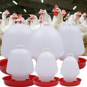 Drop Shipping Round Bubble Chicken <strong>Drinking</strong> Fountain Device Hanging Cup Waterer Bowl Pet Poultry Water Drinker - Product Image 4