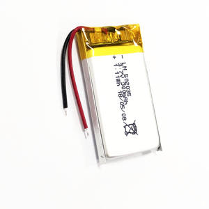 Batterie Lipo rechargeable 3.7V <span class=keywords><strong>502035</strong></span> au lithium polymère 300mAh <span class=keywords><strong>Li</strong></span> <span class=keywords><strong>Ion</strong></span> pour casque Bluetooth Capacité 20ah avec tension de fin 3V - Product Image 1