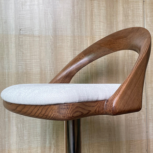 Gỗ xoay thanh Ghế Đảo ghế thanh phân cơ sở thép không gỉ có thể điều chỉnh chiều cao ăn sáng truy cập nhà bếp quán rượu đồ nội thất - Product Image 3