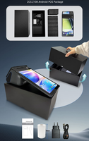 Z108 8 pouces + 3.95 Touch Android14 POS Settlement Equipment Terminal, imprimante 58/80mm, module de paiement NFC et QR CODE Checkout