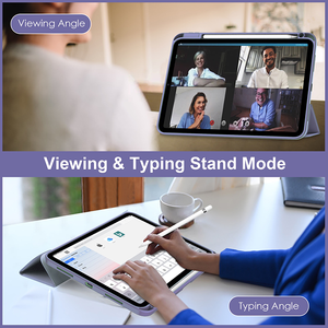 Trifold Acrylic rõ ràng trở lại vỏ mềm TPU từ trường hợp thông minh cho <span class=keywords><strong>iPad</strong></span> Pro 12.9 không khí 4 5 <span class=keywords><strong>iPad</strong></span> 2022 10th Gen 10.9 inch - Product Image 6