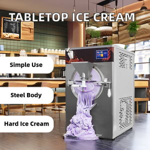 Banc de congélation 24L/H buse unique arc-en-ciel Gelato manuel fait <span class=keywords><strong>à</strong></span> la main italien sorbetière <span class=keywords><strong>Machine</strong></span> - Product Image 2