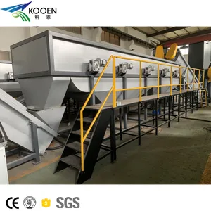 New style automatic waste pp pe films recycling line pp pe film washing line for export