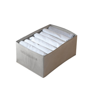 Clothes Organizer <b>Drawer</b> Style <b>Storage</b> <b>Box</b> Rectangle Foldable Stackable With Compartments For Wardrobe Clothing <b>Storage</b> - Product Image 5