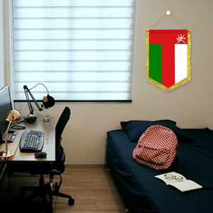 Mini 20x30cm Pennant Car Flags Oman Wall Decor Display Accessories <b>Small</b> Ornaments for Hanging - Product Image 4