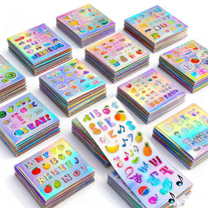 Fabricant OEM et ODM Autocollants holographiques en vinyle découpés en PVC blanc imperméable aux UVs personnalisés - Product Image 5