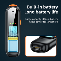 Analyseur LCD Testeur d'alcoolémie numérique Alcootest Inhalateur Alcoomètre Détecteur d'alcool numérique portable Sécurité automobile