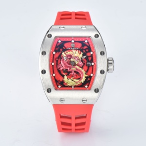 Đồng hồ cơ tự động hoàn toàn kiểu dáng Rồng Khổng Lồ Richard, thép không gỉ, mặt kính sapphire, chống nước 3BAR - Product Image 5