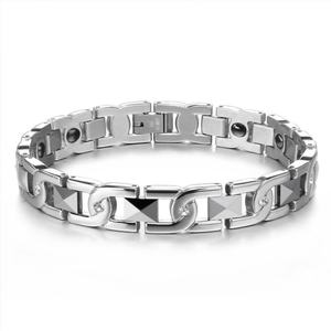 Custom Anti Tarnish Hypoallergenic <b>Silver</b> Plated Stainless Steel <b>Men's</b> Women's Luxury Diamond <b>Braceletes</b> <b>for</b> <b>Men</b> Women Children - Product Image 5