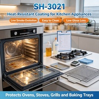 Resina de Silicona de Bajo Peso Molecular SH-3021 para Recubrimientos Protectores de Alta Temperatura en Automoción y Electrodomésticos