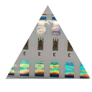 ملصقات مخصصة بوزن 10 أونصات، دعائم أفلام حديثة، مادة PVC مضادة للتزوير، طباعة لتزيين حفلات الزفاف البريطانية - Product Image 1