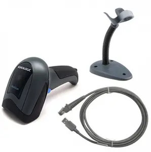 Datalogic Scanner QD2430 Handheld Omnidirectional Barcode Scanner imager 1D 2D and PDF417 USB Cable Stand