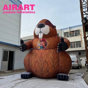 Castor gonflable personnalisé d'événement, castor animal gonflable pour la fête - Product Image 6