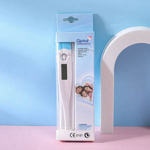 Thermomètre électronique à pointe dure pour adultes et bébés, thermomètre numérique Fahrenheit/Celsius pour la mesure axillaire - Product Image 6