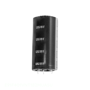 Condensateur traversant à aluminosilicate 1800 µF 20% 400V SNAP TH 1800 µF E91F401VNT182MUA5U – Distributeur agréé - Product Image 1