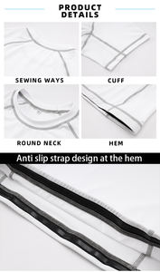 เสื้อแขนยาวสำหรับผู้<span class=keywords><strong>ชาย</strong></span> BJJ <span class=keywords><strong>กางเกง</strong></span>ต่อสู้ระบายอากาศได้ดีแห้งเร็ว - Product Image 2