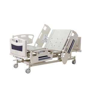 Fabrieksmedisch <span class=keywords><strong>bed</strong></span> met 2 functies, zijrails, ziekenhuisapparatuur, meubilair, handmatig, metaal, 2 jaar garantie - Product Image 1