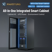19 inch 42U computerkamer slimme netwerk kast all-in-one server rack waterkoeling voor geïntegreerde modulaire datacenter