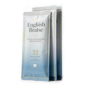 Fabrieksgeleverde tandzijde-behuizing voor beugels, 3-zijdig verzegelde ritssluitende plastic zakken met logo - Product Image 1