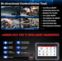 Herramienta de Diagnóstico de Sistema Completo Launch X431 PRO TT para Todos los Autos, Escáner OBD2, 2 Años de Actualización Gratuita, Versión Global