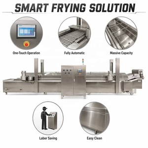 Machine à frire automatique continue 1-3T/H, certifiée CE, haute capacité, faible coût de main-d'œuvre, entretien facile - Product Image 2