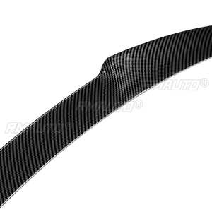 Alerón Trasero de Plástico ABS para la Tapa del Maletero del Acura TLX 2015-2020, Estilo V, Negro Brillante/Fibra de Carbono Real - Product Image 6