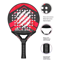 Raquette de padel personnalisée avec logo d'usine, en fibre de carbone 3K 12K 18K et EVA, écologique, durable, légère, de forme ronde/diamant/goutte d'eau
